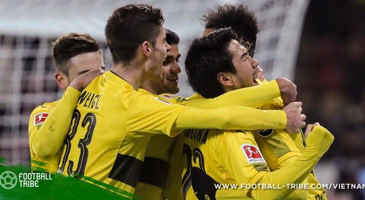Tân HLV Dortmund giành chiến thắng đầu tay
