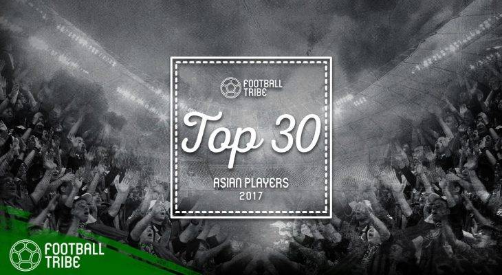 Football Tribe Awards: Top 30 cầu thủ thi đấu Châu Á (30-21)