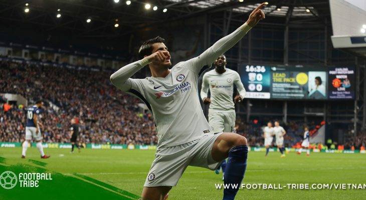 Morata nhận án treo giò vì ăn mừng tri ân vợ mang thai