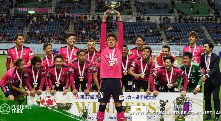 Vô địch Cúp Hoàng đế, Cerezo Osaka giành cú đúp danh hiệu