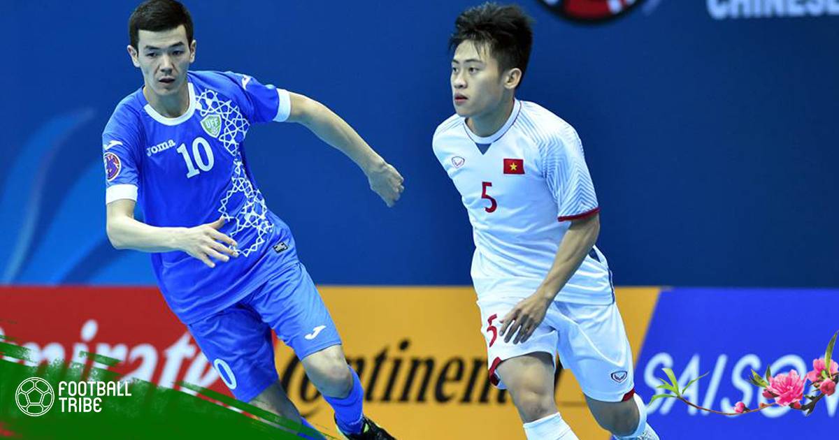 Futsal Việt Nam đứng trên Thái Lan tại giải châu Á