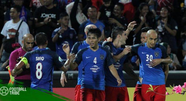 Johor vượt mặt SLNA ở AFC Cup 2018