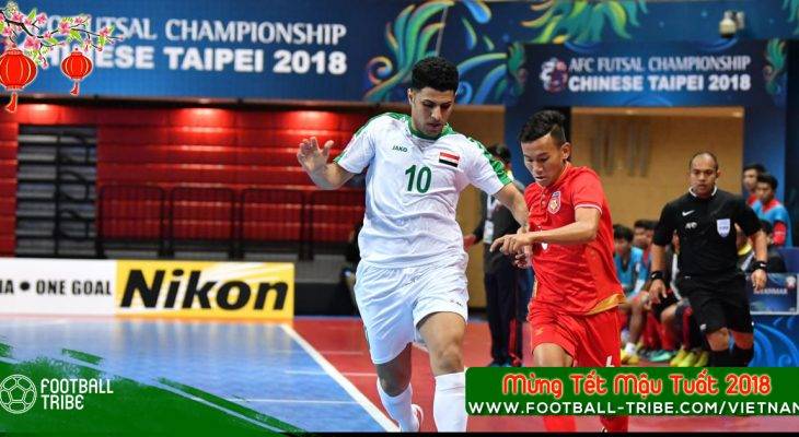 Myanmar trắng tay rời giải Futsal châu Á 2018