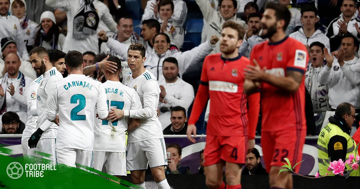 Vòng 23 La Liga 2017/18| Real Madrid 5-2 Sociedad: Điểm sáng cho ‘cuộc hẹn Valentine’