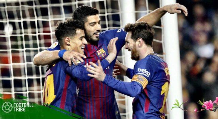 Điểm tin trưa 25/2: Coutinho mở hàng, Barcelona xây chắc ngôi đầu bảng