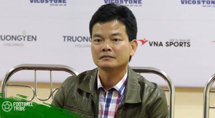 HLV Văn Sỹ tiếc vì không thể có chiến thắng tặng người hâm mộ bóng đá Nam Định