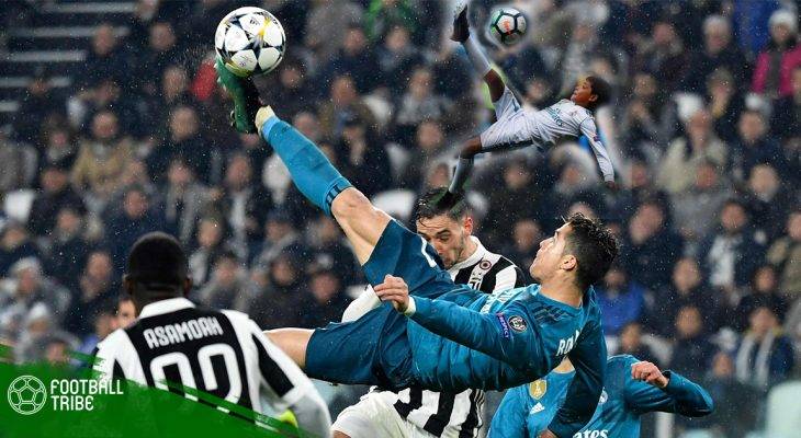 Cristiano Ronaldo Jr tái hiện siêu phẩm của cha trên sân Bernebeu