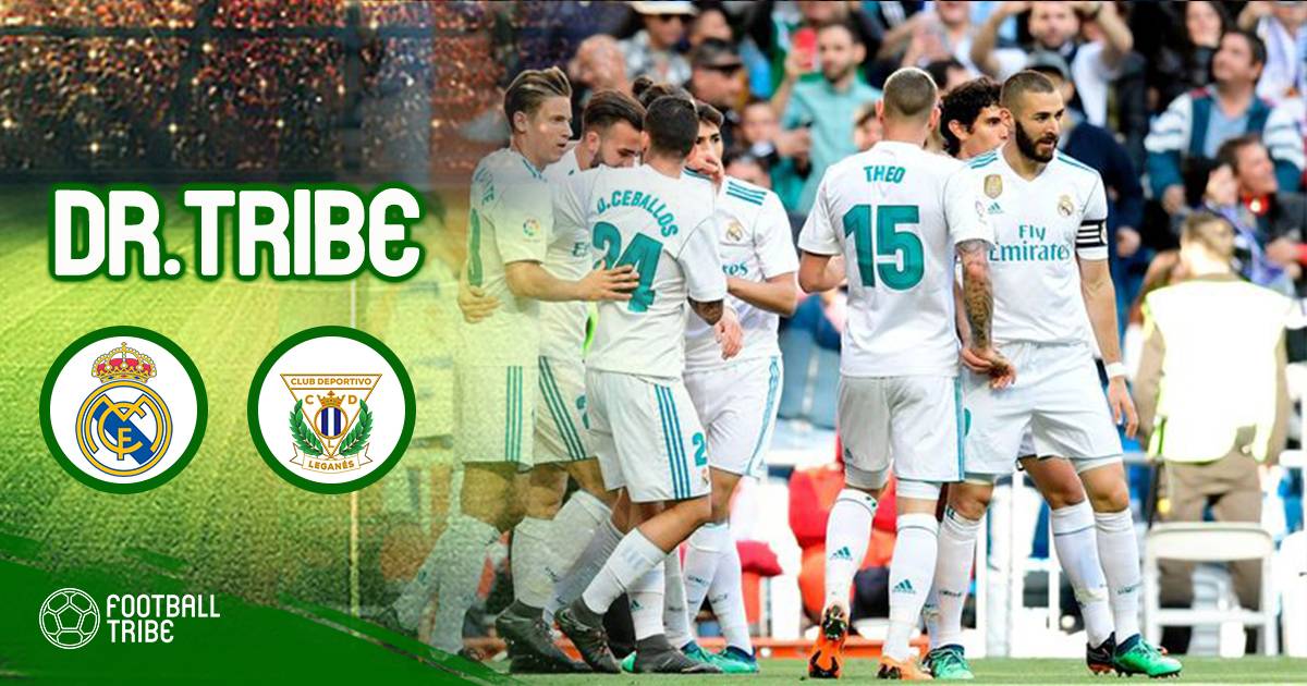 Dr Tribe Real Madrid 2-1 Leganes: Thảnh thơi điền tên vào Champions League 2018/19