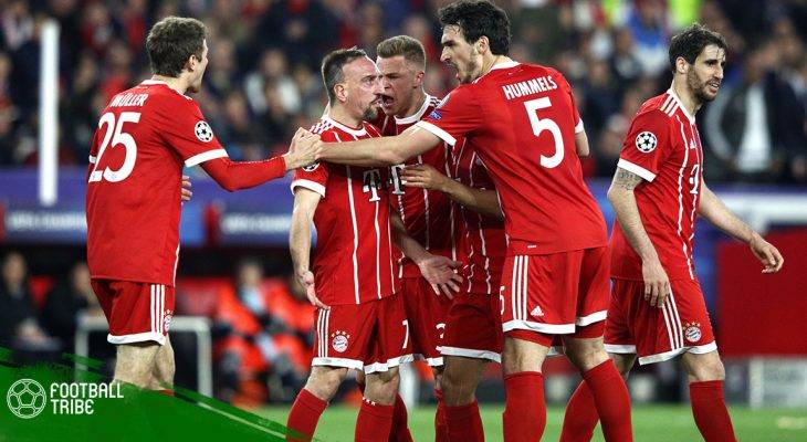 Bayern Munich chính thức vô địch Bundesliga 2017/18 sớm năm vòng đấu