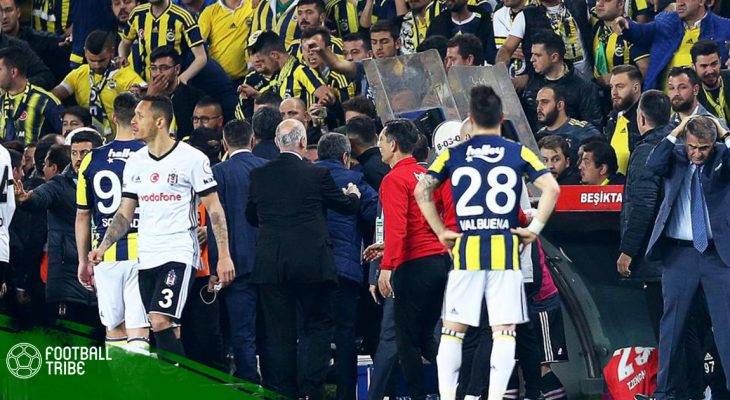 Bạo loạn tại Thổ Nhĩ Kì, CĐV ném vỡ đầu HLV Besiktas