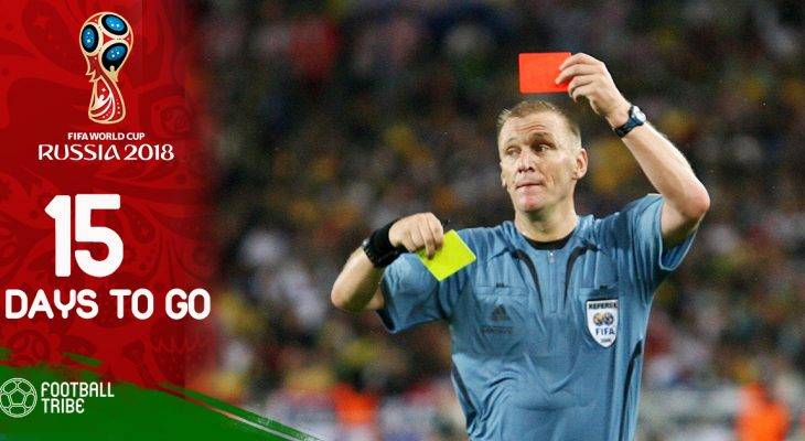 World Cup còn 15 ngày: Cầu thủ có thể nhận thẻ đỏ “nguội”