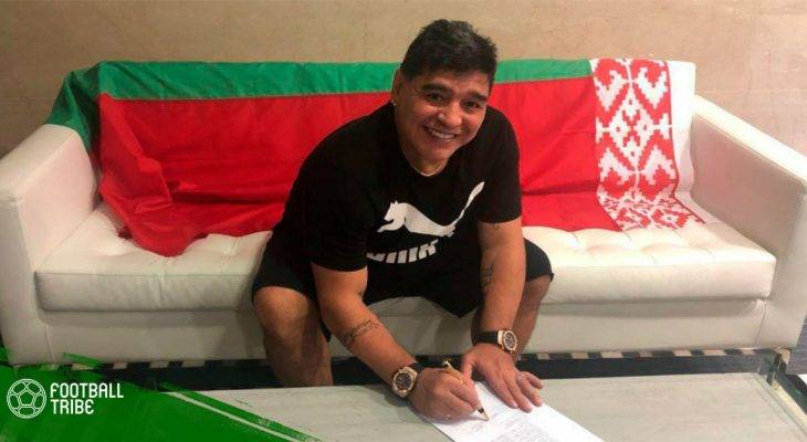 Maradona trở thành chủ tịch đội bóng của Belarus