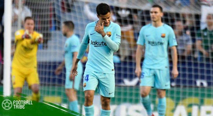 Dư âm Levante 5-4 Barcelona: Tan tành giấc mơ bất bại!