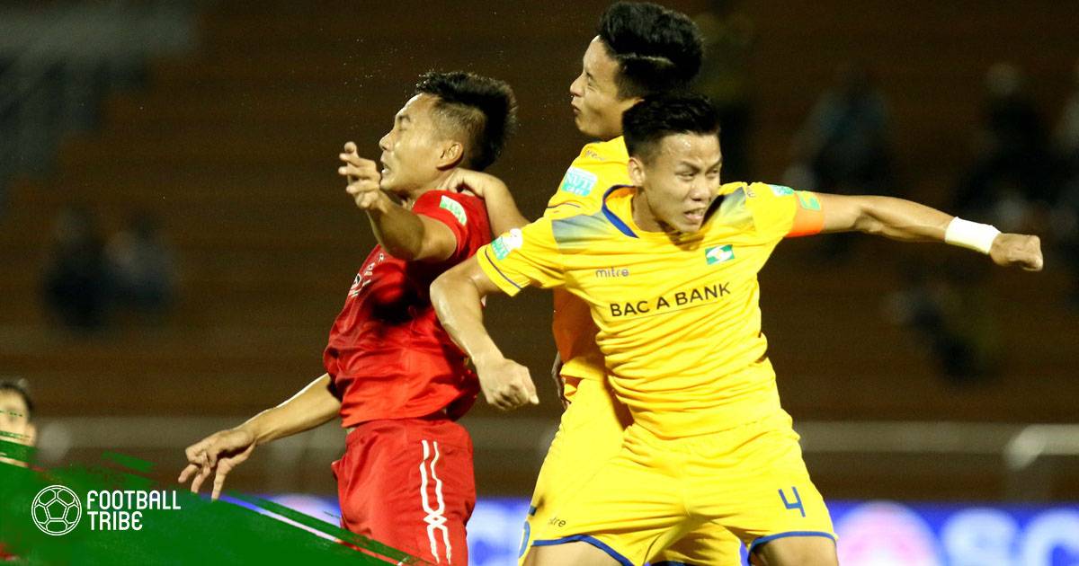 Dẫn trước 2 bàn, SLNA bị Than Quảng Ninh giật chiến thắng phút chót