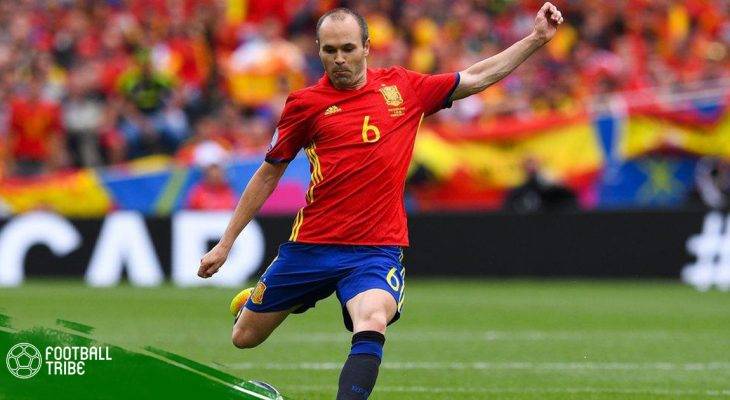 Iniesta chính thức chia tay đội tuyển Tây Ban Nha