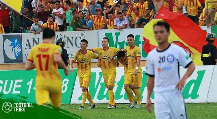 Vòng 16 V-League I “Hàng thải” Đà Nẵng giúp Nam Định tiếp đà thăng hoa