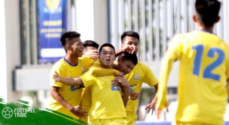 Hạ An Giang, U17 SLNA tiến sát vòng bán kết U17 QG – Cup Thái Sơn Nam