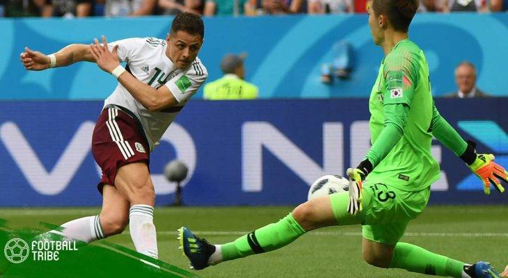 Điểm nhấn trận đấu Mexico – Hàn Quốc: ”Cột mốc mới cho Chicharito”