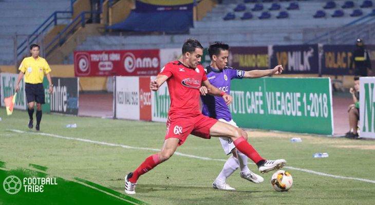 Vòng 18 V.League: Hoàng Vũ Samson lập poker, Hà Nội tiến sát ngôi vương