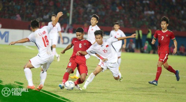 U19 ĐNA 2018: Thua U19 Indonesia, U19 Việt Nam đối mặt với nguy cơ bị loại
