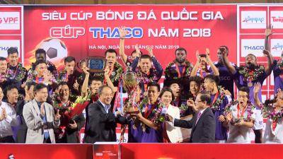 Thắng dễ Bình Dương, Hà Nội FC đoạt Siêu cúp quốc gia 2018