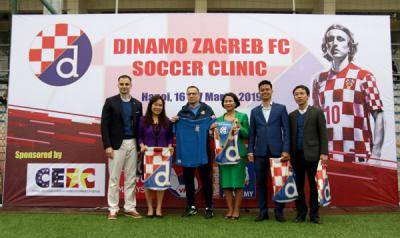 CLB Dinamo Zagreb hướng tới phát triển đào tạo bóng đá trẻ tại Việt Nam