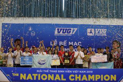 Đại học Tôn Đức Thắng vô địch futsal thể thao sinh viên toàn quốc