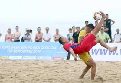 Đà Nẵng giành vé sớm vào chung kết Giải bóng đá bãi biển QG 2019
