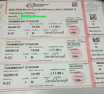 Vé trận đấu Việt Nam – Thái Lan dành cho CĐV Việt Nam bán hết trong… 5 phút