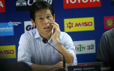 HLV Akira Nishino hài lòng với kết quả hòa 0-0 trước ĐT Việt Nam