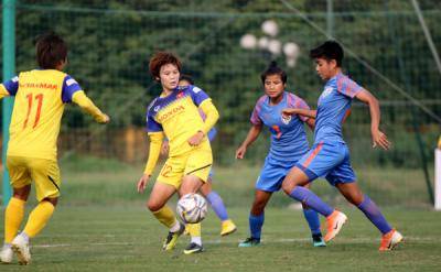 ĐT nữ Việt Nam hòa 1-1 trong trận giao hữu thứ 2 với ĐT nữ Ấn Độ